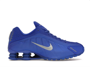 Nike Shox R4 Racer Bleu Métallique Argent