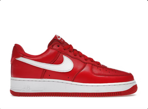 Nike Air Force 1 Low Retro QS Couleur du mois Rouge université Blanc