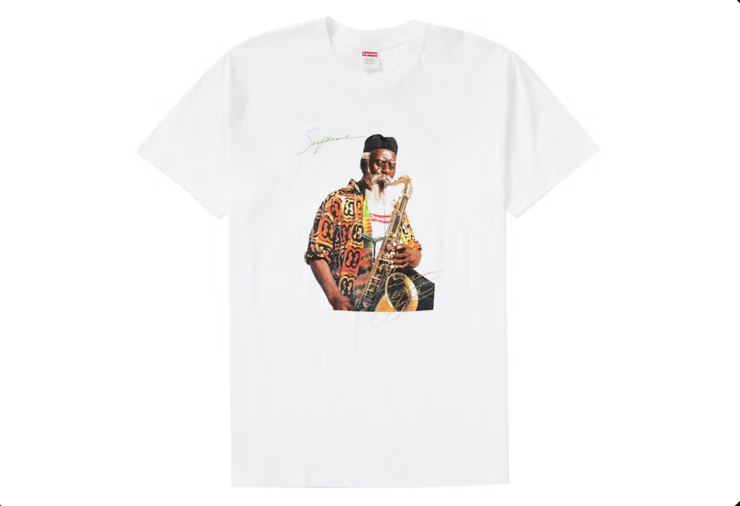 T-shirt Supreme Pharoah Sanders blanc