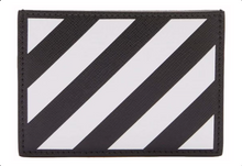 Charger l&#39;image dans la galerie, Porte-cartes OFF-WHITE Diag Saff Noir/Blanc
