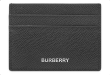 Load image into Gallery viewer, Burberry Grainy Leather Card Case (4 Card Slot) Black
