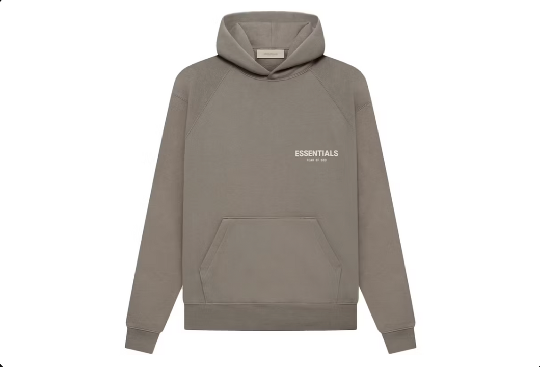 Sweat à capuche Fear of God Essentials Taupe du désert