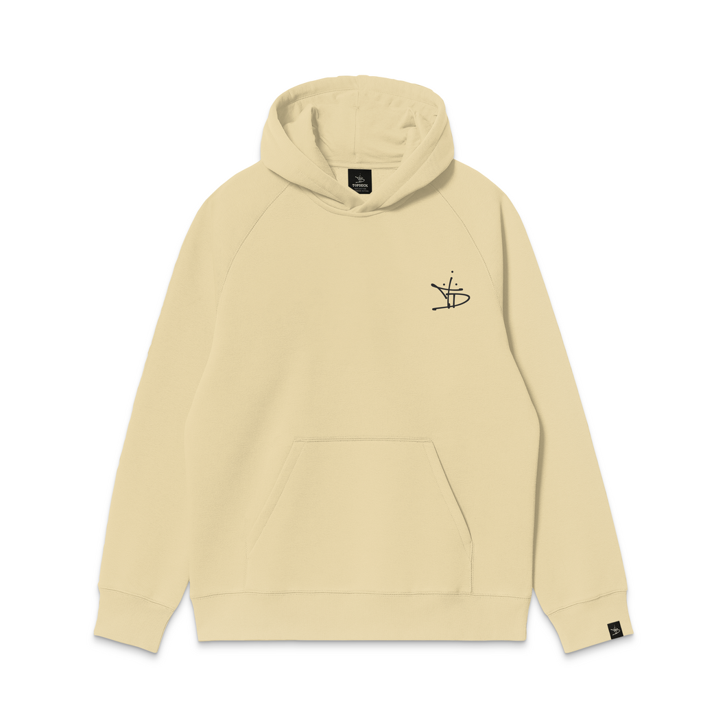 Sweat à capuche Crème Beige