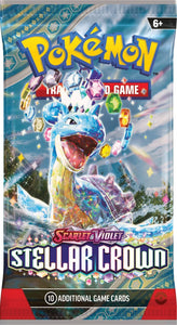 Pack Booster Couronne Stellaire Pokémon Scarlet &amp; Violet (Anglais)