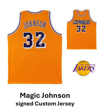 Load image into Gallery viewer, Magic JOHNSON Signed Custom Jersey
