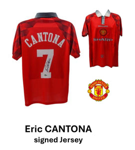 Maillot officiel signé par Eric CANTONA