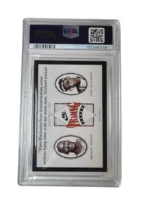 1991 NIKE #1 TERRE/MARS 1988 Michael Jordan et Spike Lee PSA 6