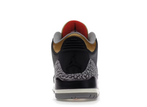 Jordan 3 Retro Noir Ciment Or