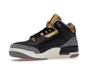 Jordan 3 Retro Black Cement Gold