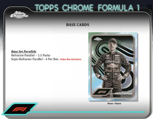 Blaster de Formule 1 Topps Chrome F1 2024, pack de 6