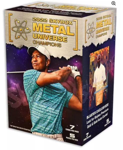 Pack de 5 blasters Metal Universe Champions Skybox Upper Deck 2022