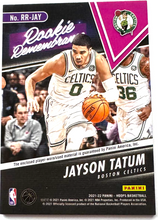 Charger l&#39;image dans la galerie, Carte souvenir des recrues des Hoops 2021-22 de Jayson Tatum RAW
