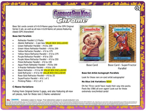 Garbage Pail Kids Chrome Series 5 Topps 2022)