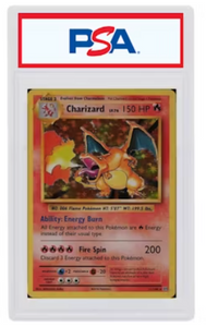 Charizard-Holo 2016 Pokémon TCG XY Evolutions PSA 8