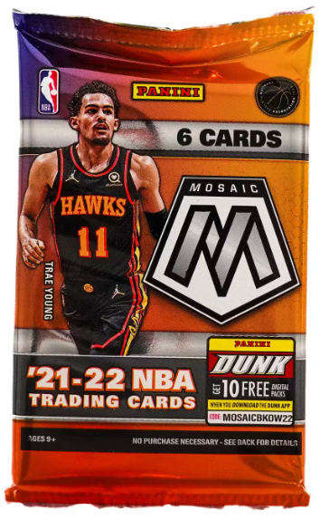 2021/22 Panini Mosaic Basketball Pack