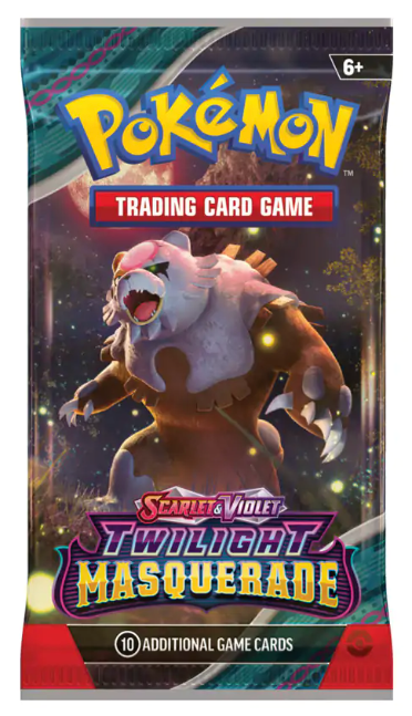 Pack de boosters Pokémon Scarlet Violet Twilight Masquerade