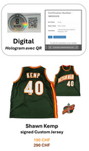 Charger l&#39;image dans la galerie, Maillot personnalisé signé par Shawn KEMP
