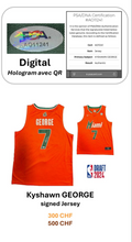 Charger l&#39;image dans la galerie, Maillot de joueur officiel signé par Kyshawn GEORGE
