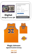 Charger l&#39;image dans la galerie, Maillot personnalisé signé Magic JOHNSON
