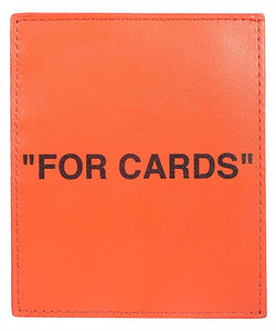 PORTE-CARTES ORANGE CITATION OFF-WHITE C/O VIRGIL ABLOH 