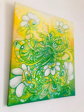 Load image into Gallery viewer, Gerard Gademan Painting FLOWER POWER One of a Kind, (Switzerland only Delivery)
