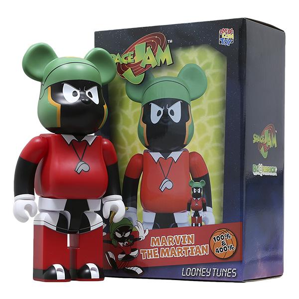 Coffret Bearbrick Marvin le Martien 100 % et 400 %