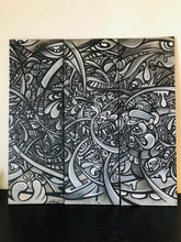 Load image into Gallery viewer, Gerard Gademan Painting BLACK N WHITE One of a Kind, (Switzerland only Delivery)
