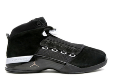 Charger l&#39;image dans la galerie, Jordan 17 Retro Noir Argent CDP (2008) Taille 10,5 US
