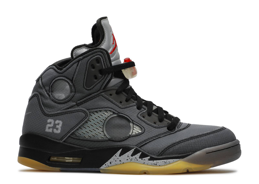 Jordan 5 Retro OFF-WHITE Noir Taille 8 US