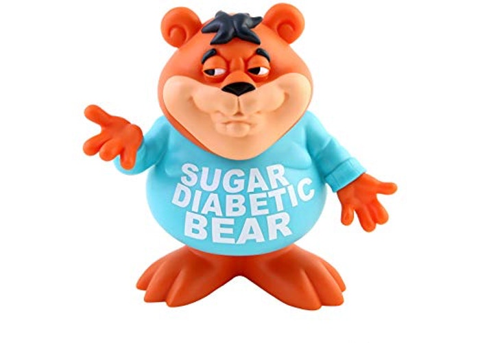 Figurine ours diabétique en sucre Ron English Popaganda Cereal Killers Multi