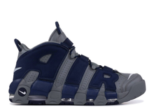 Charger l&#39;image dans la galerie, Nike Air More Uptempo Gris froid Bleu marine minuit
