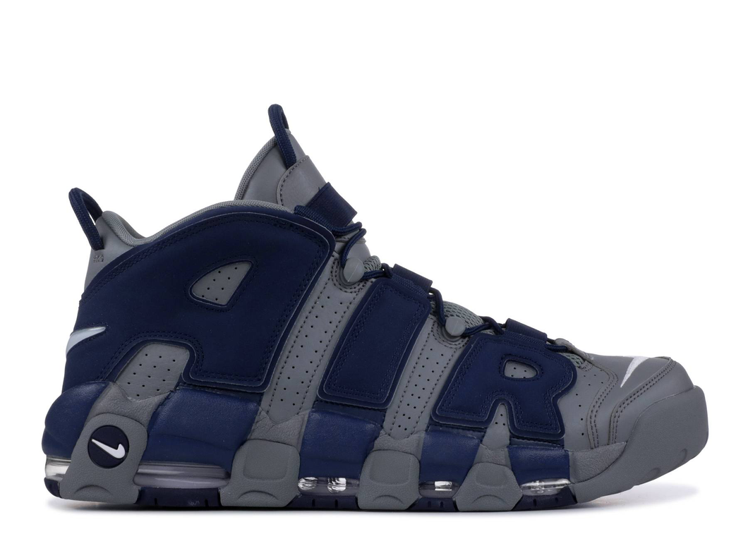 Nike Air More Uptempo Gris froid Bleu marine minuit