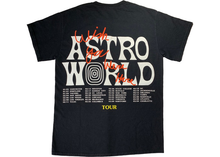 Charger l&#39;image dans la galerie, T-shirt Travis Scott Astroworld Tour Wish You Were Here Noir Taille M 
