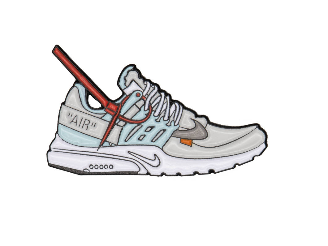 Pin's Nike Air Presto x OFF-WHITE (Blanc) (Précommande)