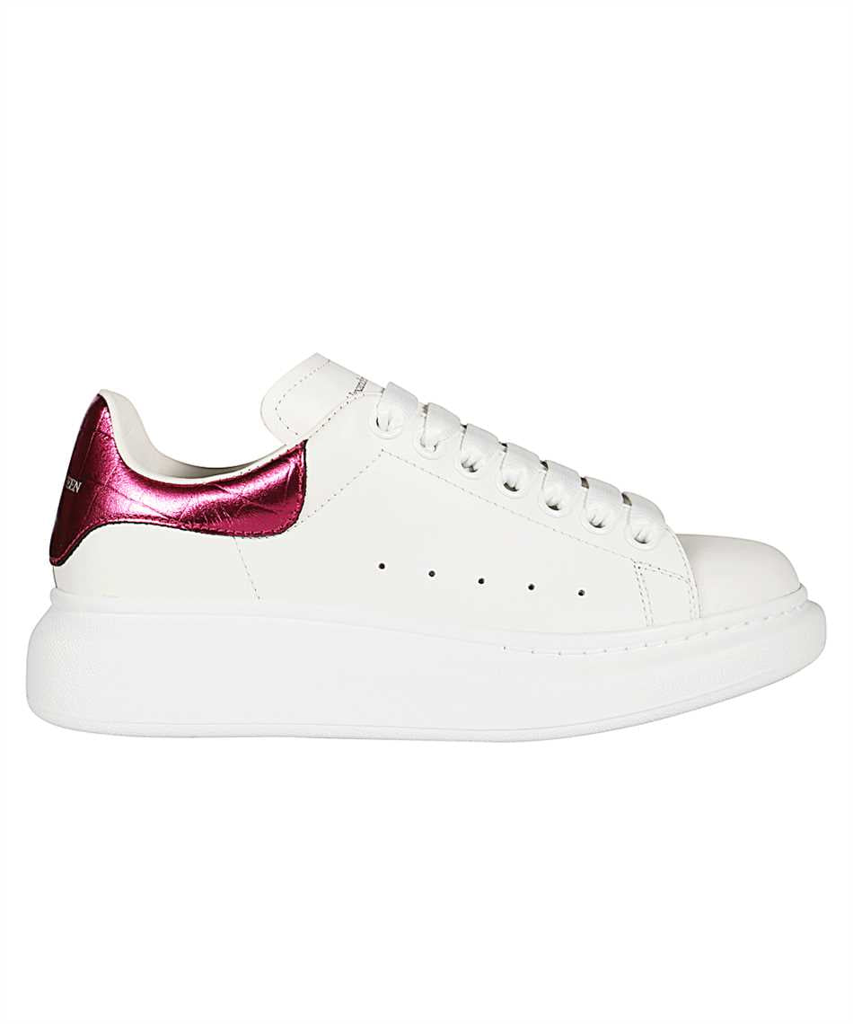 Baskets Alexander McQueen Peinture Métallique Blanche