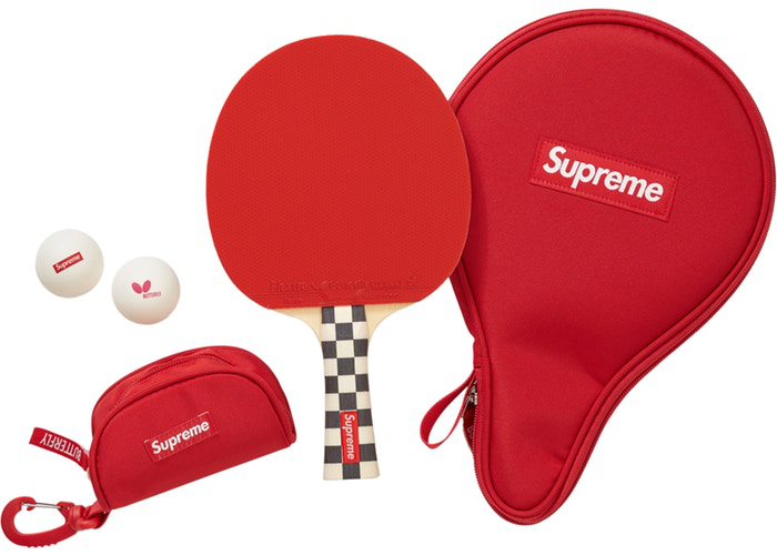 Supreme Butterfly Table Tennis Racket Set Checkerboard