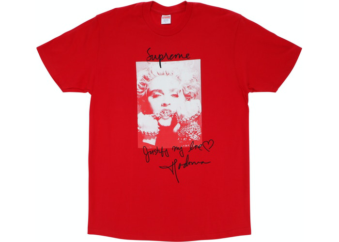 T-shirt Supreme Madonna Rouge Taille L 