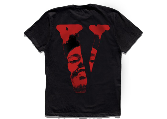 T-shirt The Weeknd x Vlone After Hours Blood Drip Noir Taille L 