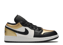 Load image into Gallery viewer, Jordan 1 Low Gold Toe (GS) Size 4.5 Y
