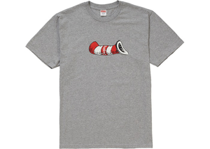 T-shirt Supreme Cat in the Hat Gris Taille M / L / XL 