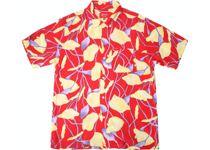 Supreme Lily Rayon Shirt Red Size L