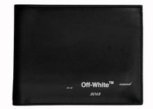 Load image into Gallery viewer, OFF-WHITE Logo Bifold Wallet Black White
