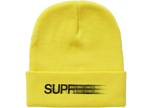 Supreme Motion Logo Beanie  Fluo