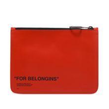 Charger l&#39;image dans la galerie, Pochette plate avec citation OFF-WHITE
