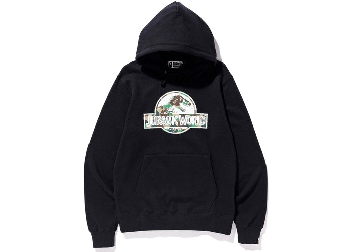 Sweat à capuche avec logo BAPE x Jurassic World Noir Taille M