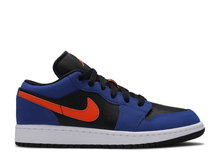 Charger l&#39;image dans la galerie, Air Jordan 1 Low Noir Bleu Orange (GS) Multi Tailles
