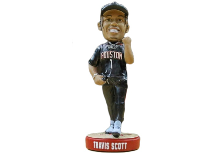 Figurine à tête branlante Travis Scott x Houston Rockets SGA Noir