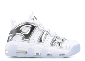 Nike Air More Uptempo Chrome Blanc (Femme)