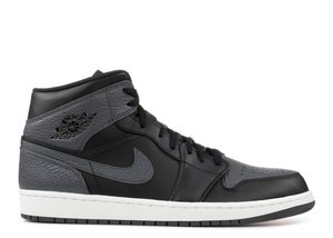 Jordan 1 Retro Mid Black Dark Grey