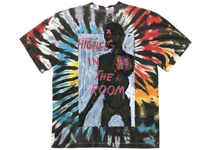 T-shirt Tie Dye Travis Scott Highest In The Room Taille XL